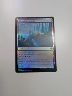 MTG - Dismal Backwater (Foil) - Tarkir Dragonstorm NM/M Condition - Image 1