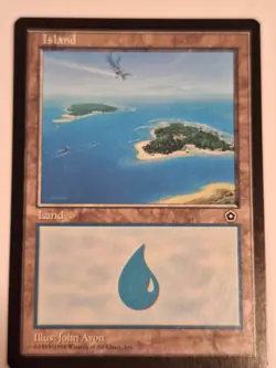 Island (154) - Portal - Magic the Gathering MTG Nice! - Image 1