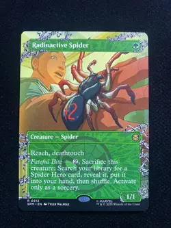 2025 Magic The Gathering MTG Marvel EN #R 0212 Radioactive Spider AK001 - Image 1