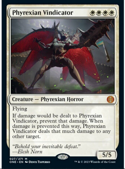 Magic the Gathering Phyrexia Phyrexian Vindicator Creature Phyrexian Horror NM - Image 1
