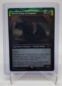 MAGIC THE GATHERING LORD OF THE RINGS WITCH-KING OF ANGMAR 311 MYTHIC FOIL - Image 2