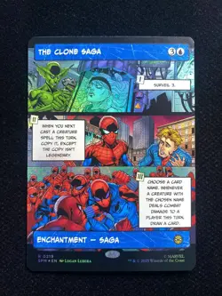2025 Magic The Gathering MTG Marvel EN #R 0219 Foil The Clone Saga AK001 - Image 1