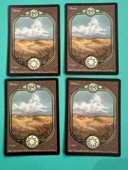 4x Plains - Unglued - MTG - Magic the Gathering - x4 - Image 1