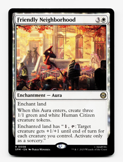 Friendly Neighborhood [Marvel's Spider-Man] MTG Magic NM/M ⚪ *Ships Now!* - Image 1