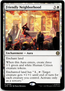 Friendly Neighborhood [Marvel's Spider-Man] MTG Magic NM/M ⚪ *Ships Now!* - Image 3