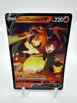 Pokemon TCG Lance's Charizard V SWSH133 SWSH: Sword & Shield Promo Cards Holo NM - Image 1