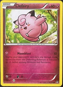 Clefairy 70/111 XY - Furious Fists Regular - Pokemon Card - Image 1