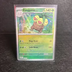 Pokemon TCG Exeggutor 002/131 Master Ball Reverse Holo Prismatic Evolutions NM - Image 1