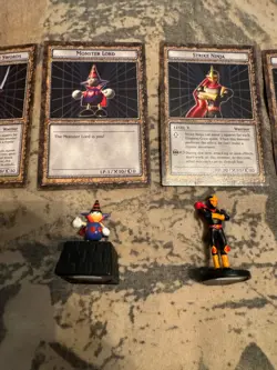 Yugioh Dungeon Dice Monsters 7 Starter Set Cards + Figures Bundle, English, Used - Image 4