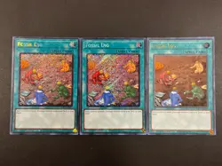 Yu-Gi-Oh! Fossil Dig RA01-EN053 1st Edition 2x Secret Rare 1x Ultra Rare NM - Image 1