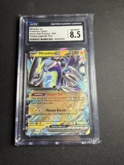 Pokemon Miraidon EX Holo Black Star Promo Card SVP 028 Scarlet & Violet CGC 8.5 - Image 1