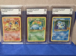 Korean Pokemon card 25th anniversary Charizard, Venusaur, Blastoise ALL GM SET - Image 1