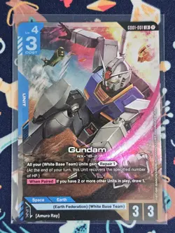Gundam Card Game - Gundam - GD01-001 LR - NM - Image 1