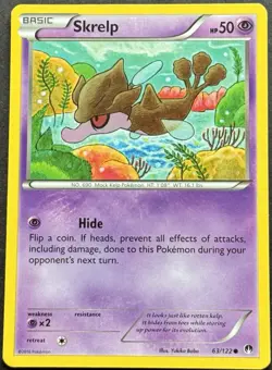Skrelp 63/122 LP BREAKpoint English Pokemon Card TCG - Image 1