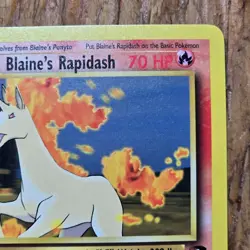 🔥Blaine’s Rapidash Pokemon Card 33/132 Gym Challenge 1st Edition Non-Holo -LP - Image 3