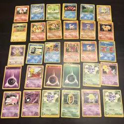 Vintage 1999 - 2004 Pokemon TCG Mixed Card Lot - 30 Cards Collection - Image 1