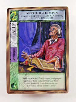 Arthur Jermyn - Mythos CCG card (1996 Chaosium) Ally, House Cthulhu Lovecraft - Image 1