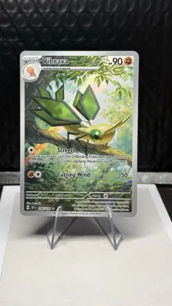 Pokemon TCG Vibrava 206/191 Surging Sparks Illustration Rare Card - Image 1
