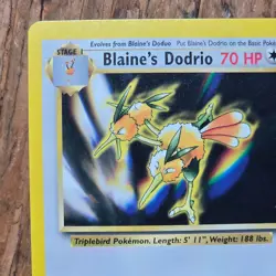 🔥Blaine’s Dodrio Pokemon Card 32/132 Gym Challenge Non-Holo Regular -LP - Image 2