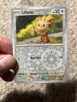 Yuka Morii Lillipup 170/197 NM/M Obsidian Flames Pokemon Card - Image 1