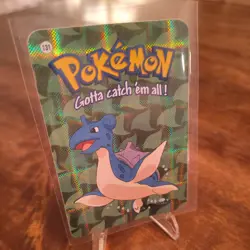 Lapras #131 - Vintage Vending Machine Prism Sticker 2000 - Pokemon Card - Image 1