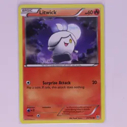 Litwick 21/135 Plasma Storm Pokemon Card LP - Image 1