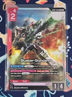 Gundam Card Game Buster Gundam GD01-046 LR - Image 1
