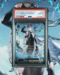 Weiss Schwarz Azur Lane Enterprise Aircraft Carrier Card PSA10 Rare Limited - Image 1