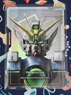 Resource Wing Gundam Zero Foil - R-004 C+ NM - Gundam TCG Card Game - Image 1