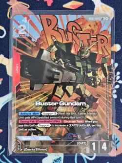Buster Gundam GD01 046 LR+ Gundam Card Game - Newtype Rising - Image 1