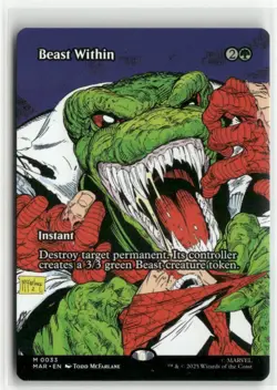 Beast Within Borderless - Marvel Eternal-Legal MTG NM - Image 1