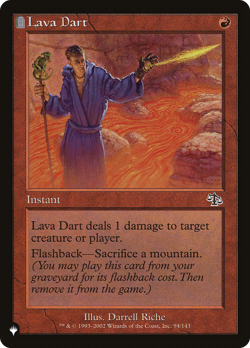 Lava Dart (REGULAR) x1 - MTG The List PLST #JUD-94 - Image 1