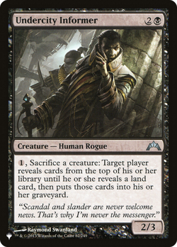 Undercity Informer (REGULAR) x1 - MTG The List PLST #GTC-82 - Image 1