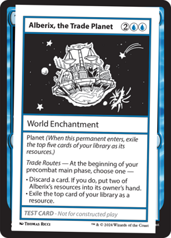Alberix, the Trade Planet (REGULAR) x1 - MTG Mystery Booster 2 MB2 #525 - Image 1