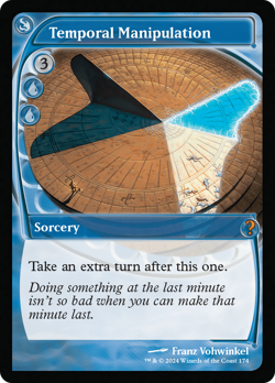 Temporal Manipulation (REGULAR) x1 - MTG Mystery Booster 2 MB2 #174 - Image 1