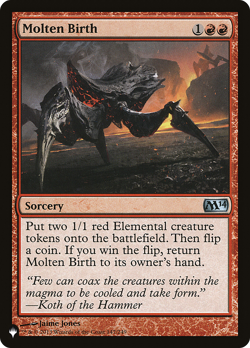Molten Birth (REGULAR) x1 - MTG The List PLST #M14-147 - Image 1