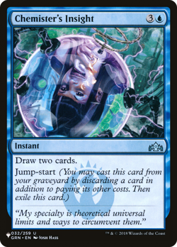 Chemister's Insight (REGULAR) x1 - MTG The List PLST #GRN-32 - Image 1