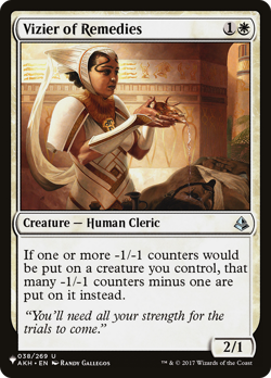 Vizier of Remedies (REGULAR) x1 - MTG The List PLST #AKH-38 - Image 1