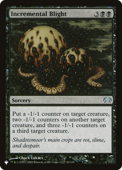 Incremental Blight (REGULAR) x1 - MTG The List PLST #HOP-32 - Image 1