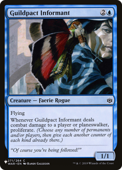 Guildpact Informant (REGULAR) x1 - MTG The List PLST #WAR-271 - Image 1