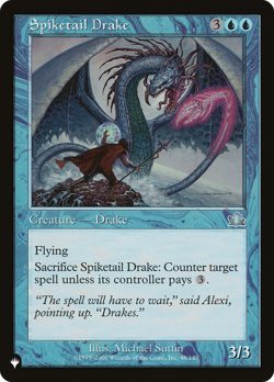 Spiketail Drake (REGULAR) x1 - MTG The List PLST #PCY-48 - Image 1