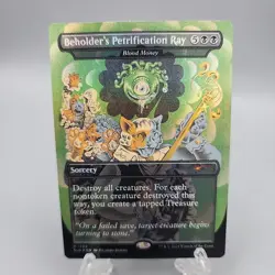 MTG Beholder’s Petrification Ray #1789 Rainbow Foil Mythic Secret Lair SLD - Image 1