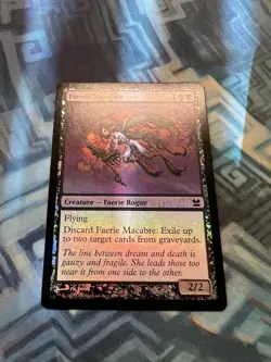 MTG Foil Faerie Macabre EX+/NM- Modern Masters - Image 3