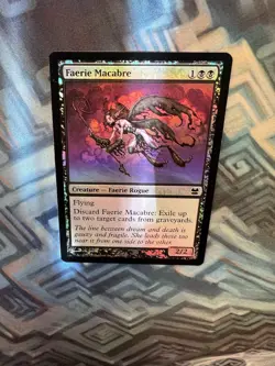 MTG Foil Faerie Macabre EX+/NM- Modern Masters - Image 4