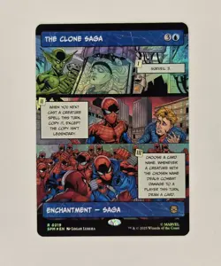 The Clone Saga #219 Foil Borderless NM/M MTG Spiderman Magic The Gathering - Image 1