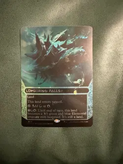 MTG Lumbering Falls 0114 (Borderless) Galaxy Foil | Edge of Eternities | EOE - Image 1