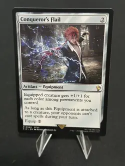 Conqueror's Flail 0340 MTG Commander FINAL FANTASY Rare NP - Image 1