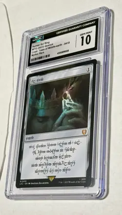 Sol Ring - Human CGC 10 Commander MTG Lord of the Rings GEM MINT 410 - Image 3