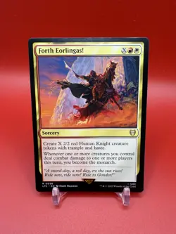 MTG Forth Eorlingas! 0056 Regular LOTR Commander LP - Image 1