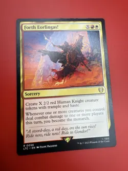 MTG Forth Eorlingas! 0056 Regular LOTR Commander LP - Image 3